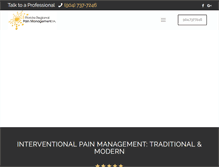 Tablet Screenshot of floridaregionalpain.com